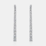 Graduating Diamond Drop Earrings