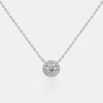 Round Diamond Solitaire Pendant