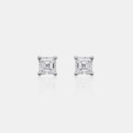 Asscher Stud Earrings
