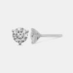 Round Diamond Stud Earrings